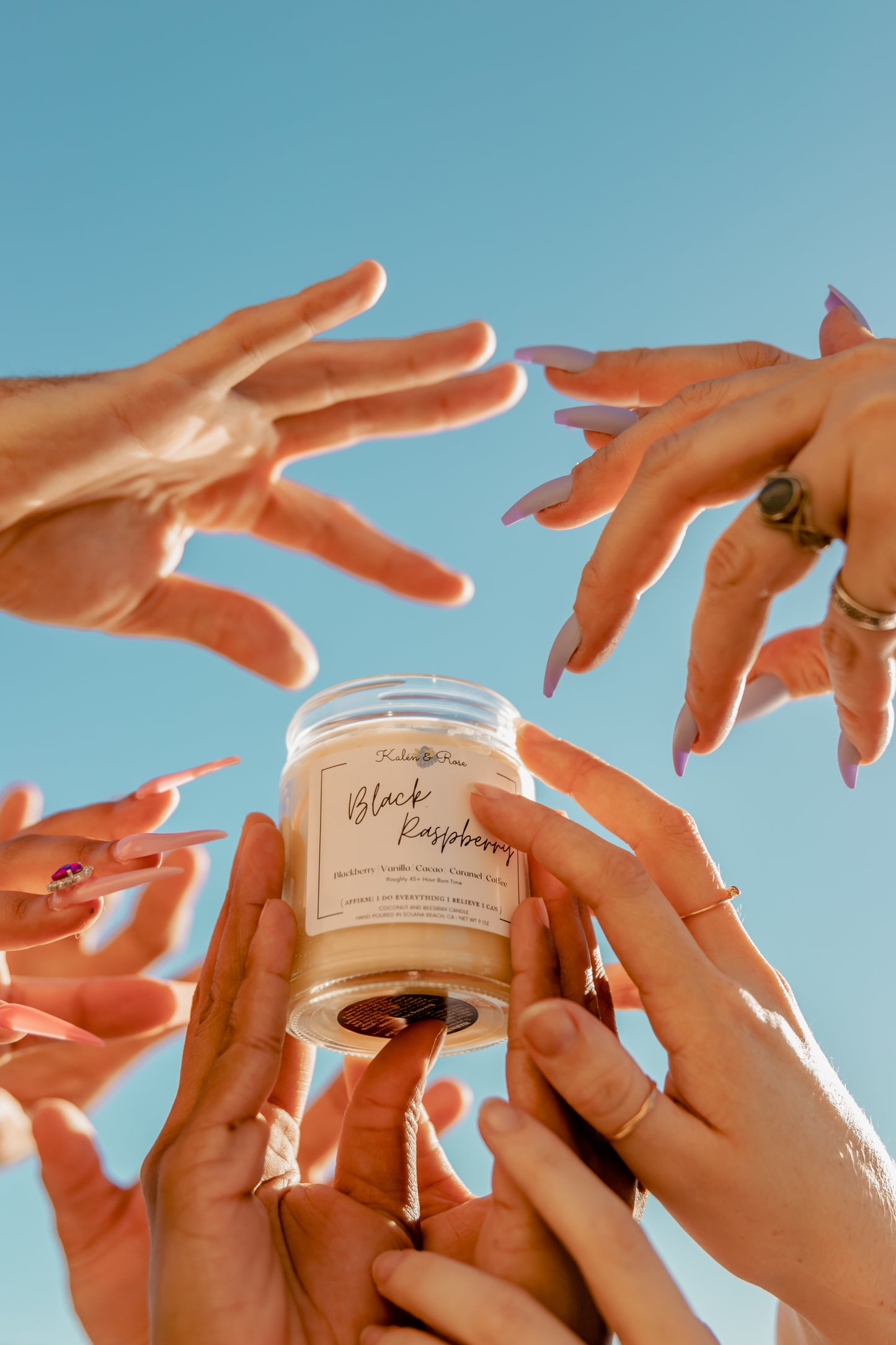 Sweet sugar candle