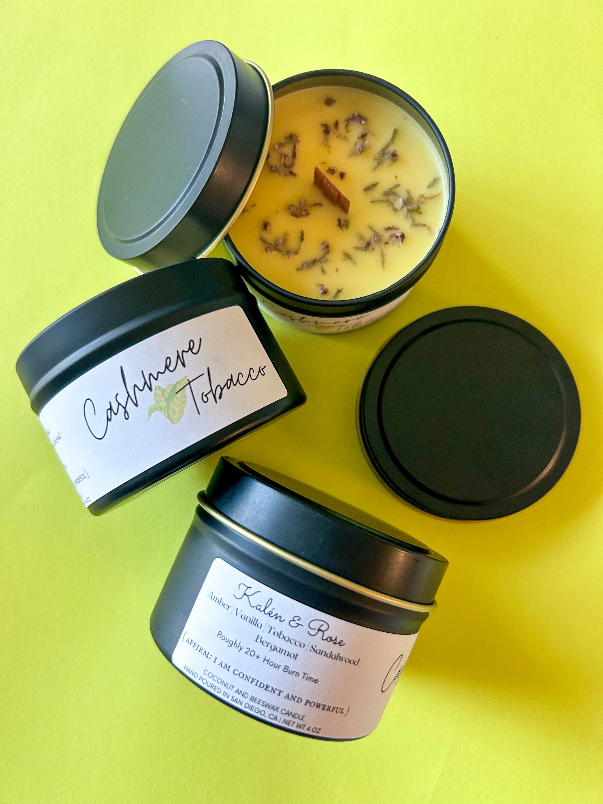 Cashmere Tobacco Candle - Kalén and Rose