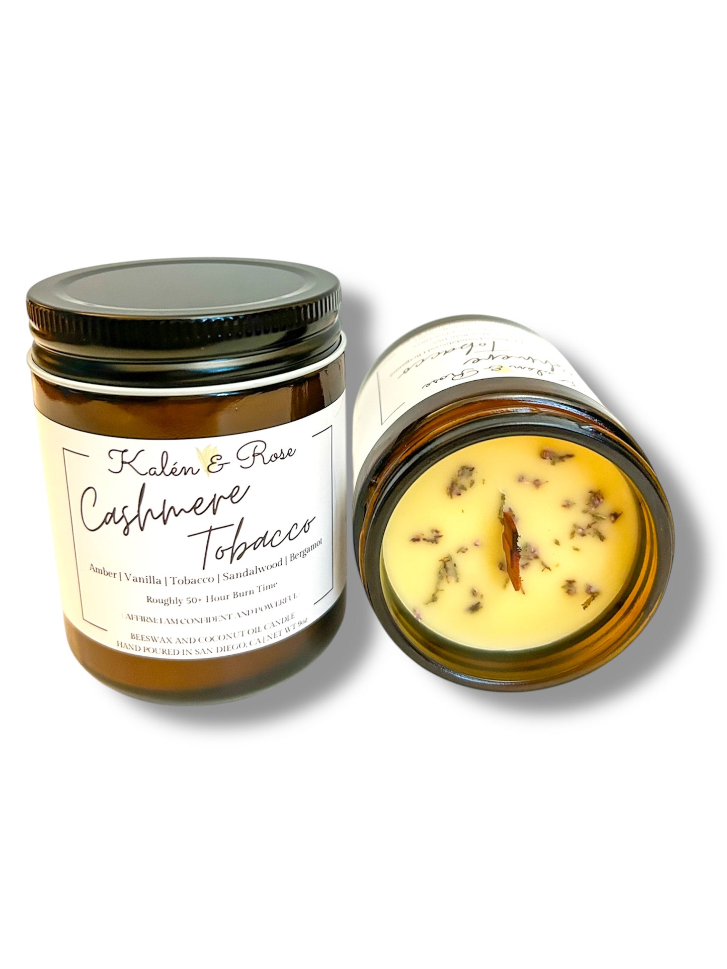 Cashmere Tobacco Candle - Kalén and Rose