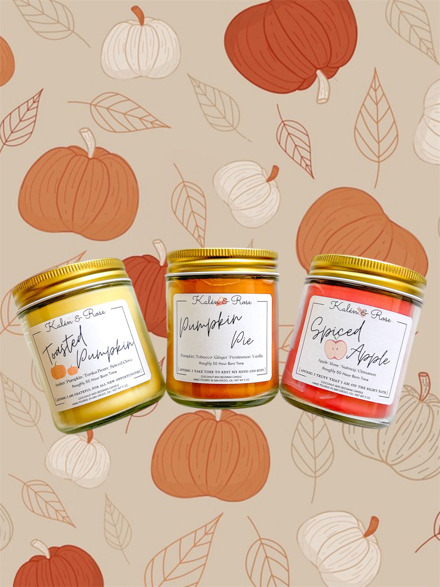 pumpkin candle gift