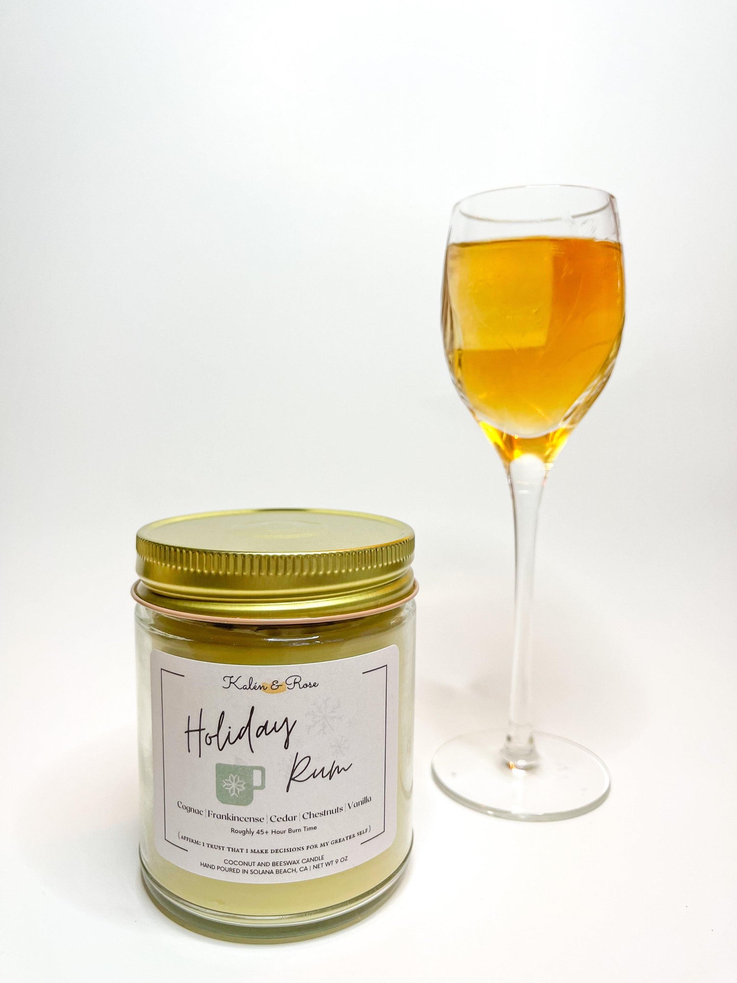 alcohol scented candles
