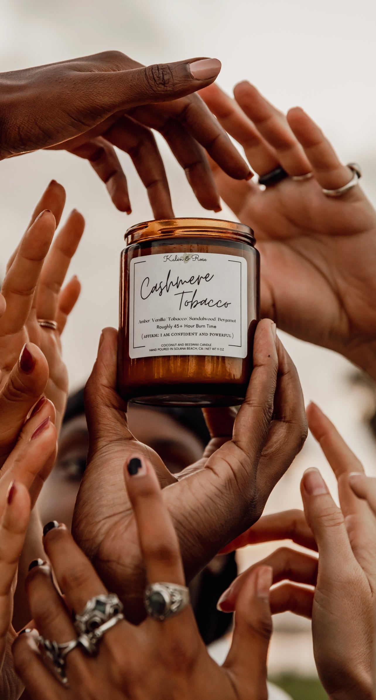Cashmere Tobacco Candle - Kalén and Rose
