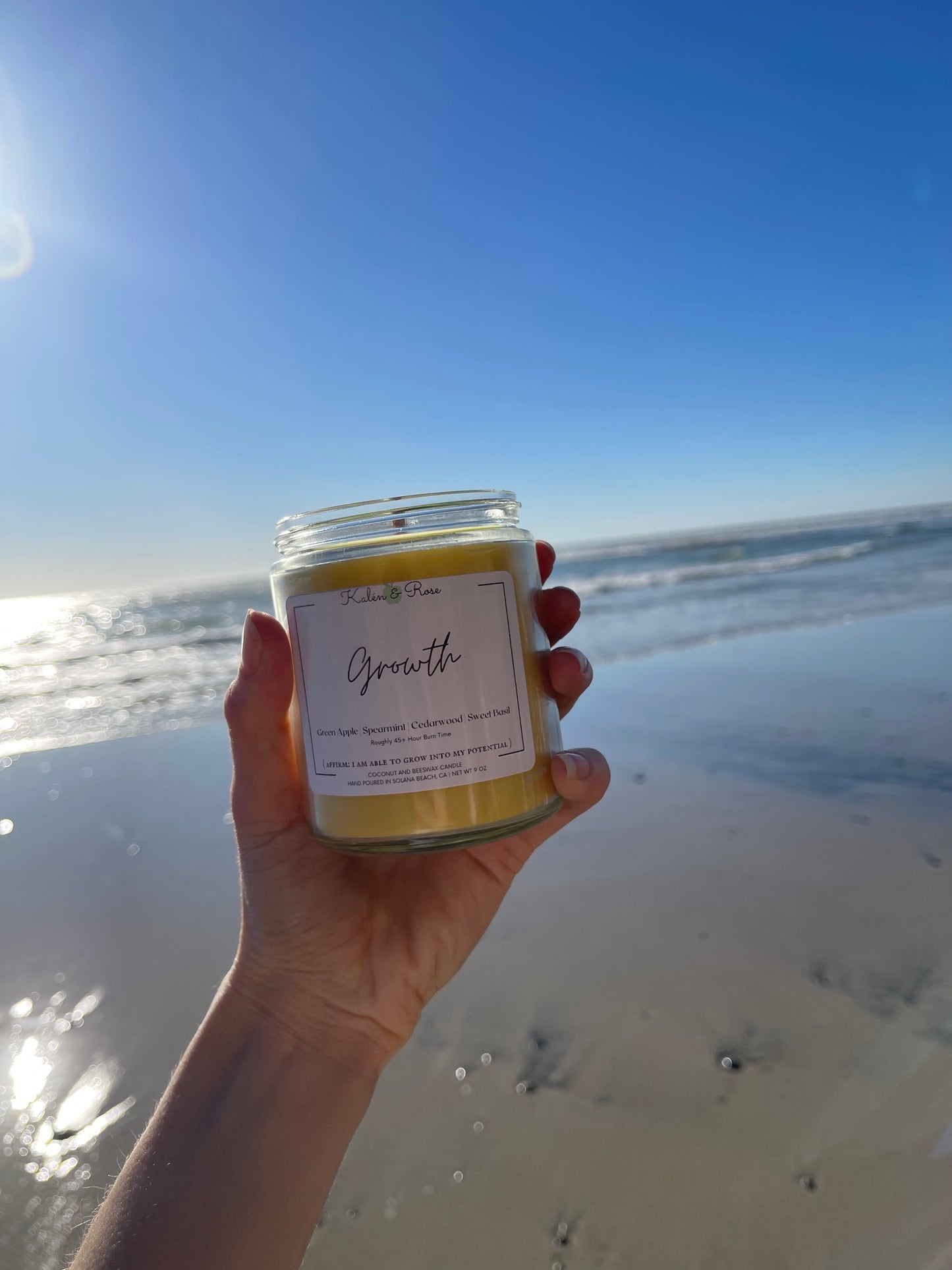 Growth Candle - Kalén and Rose
