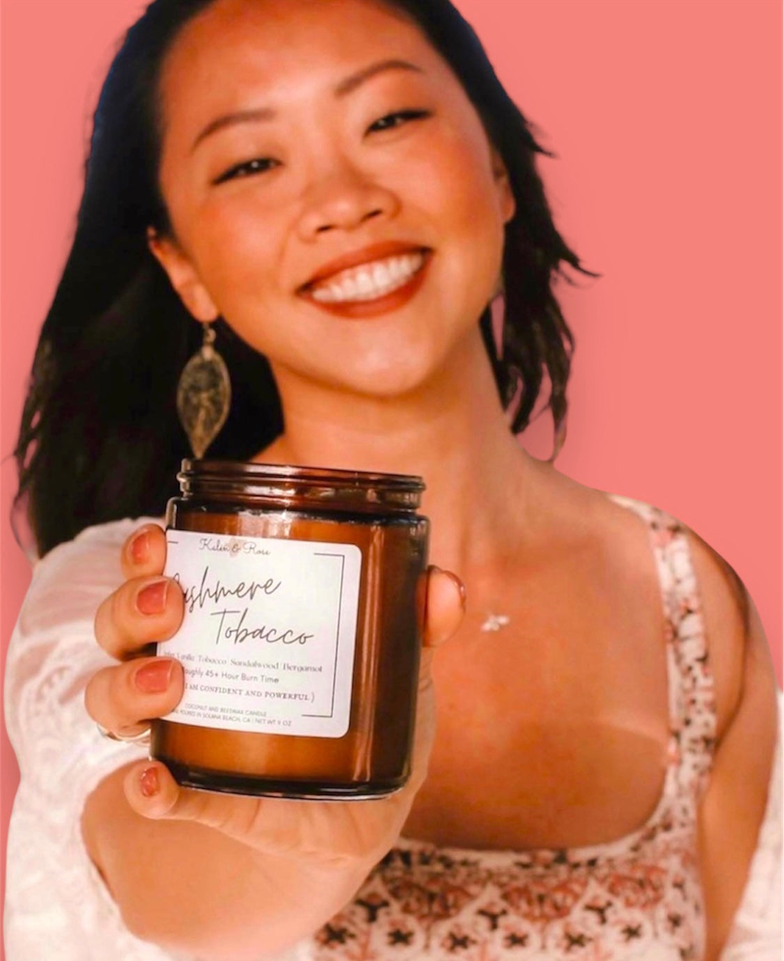 Cashmere Tobacco Candle - Kalén and Rose