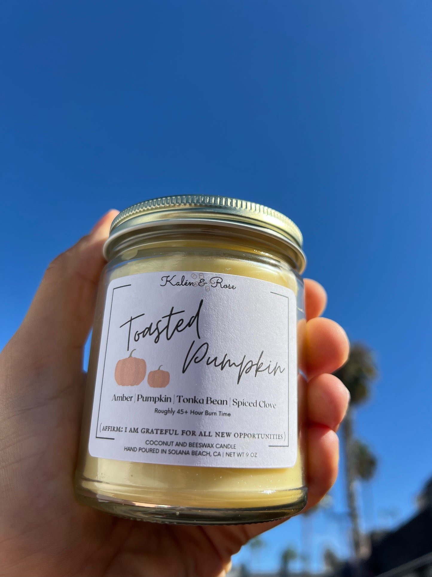 Toasted Pumpkin Candle - Kalén and Rose