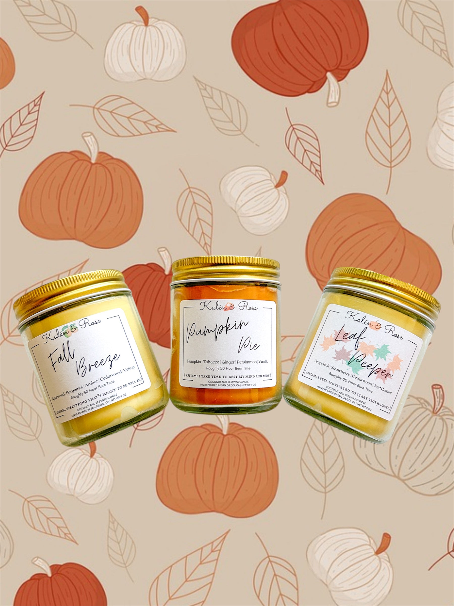 Citrus candle set