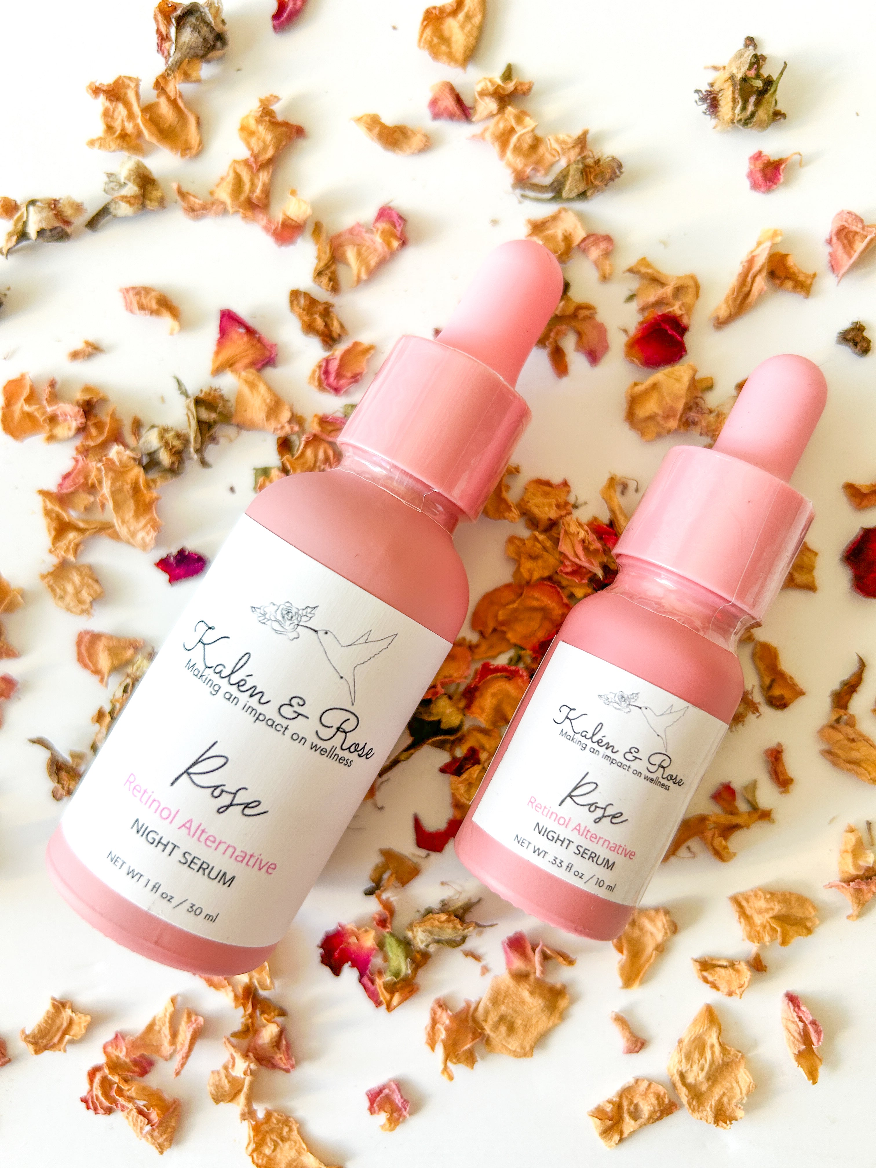 Rose Retinol Alternative Night Serum - Kalén and Rose