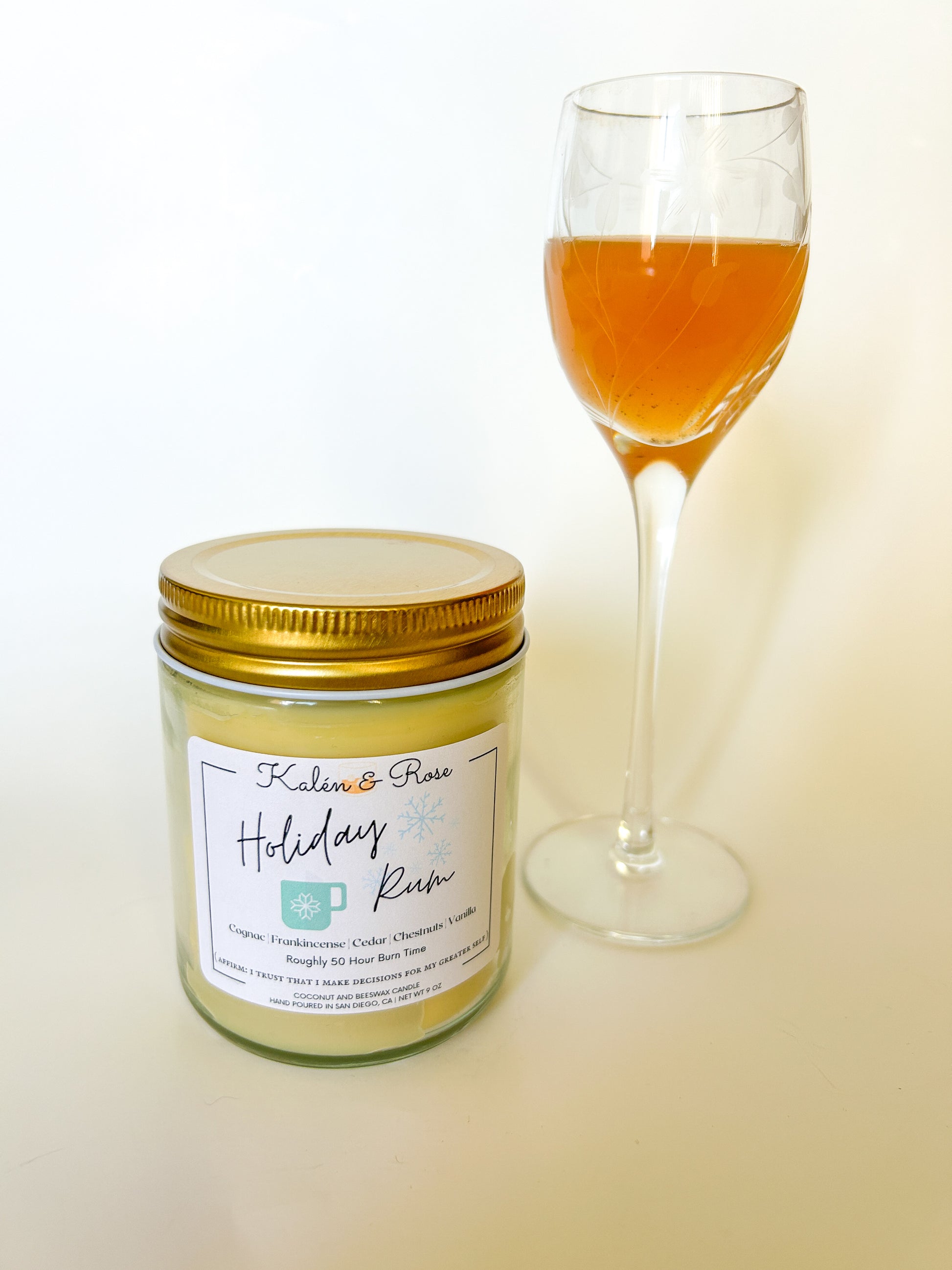 alcohol scented candles