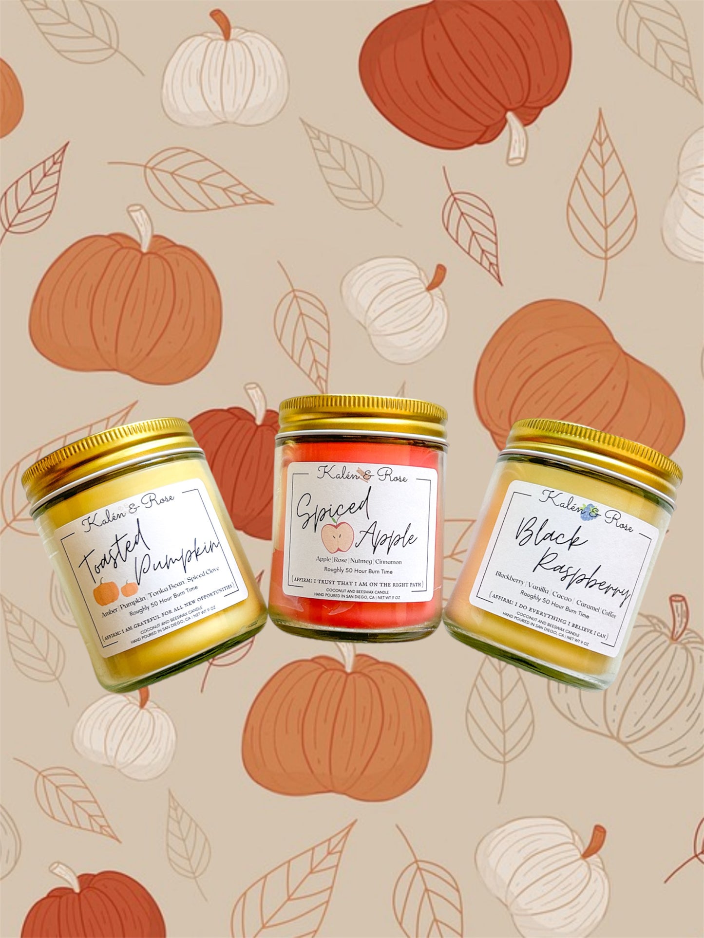 sweet fall candles