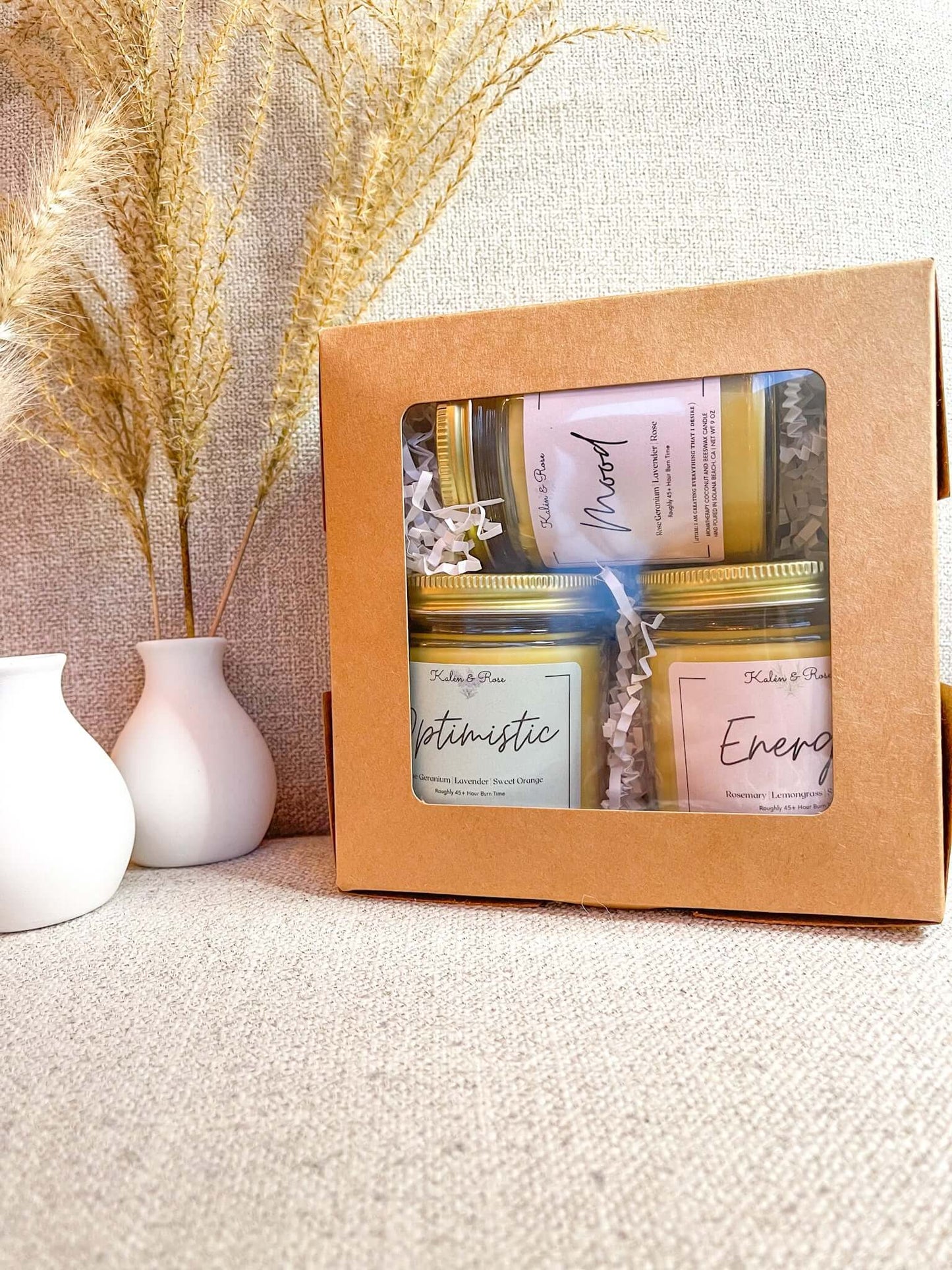 aromatherapy candles gift set